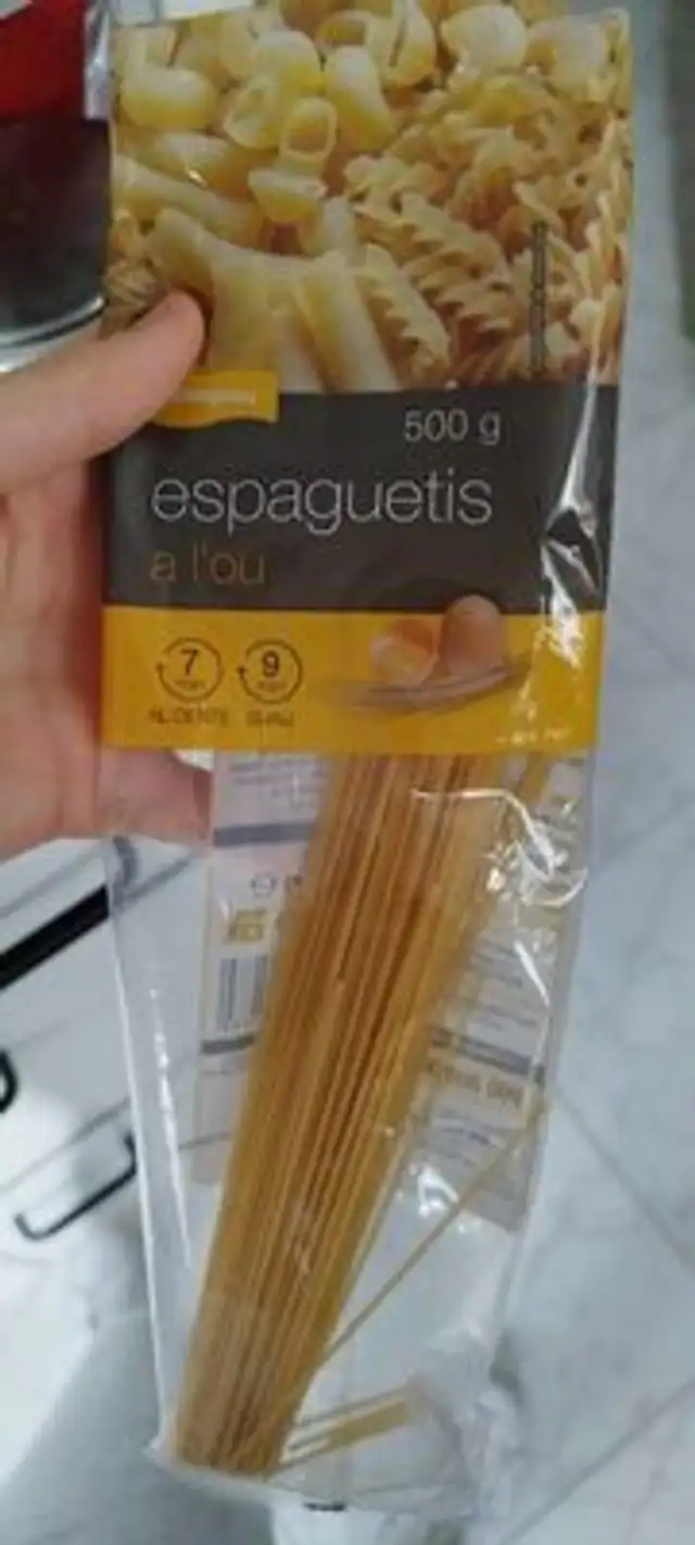 Espaguetis a l’ou