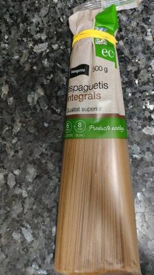 Espaguetis integrals front packaging