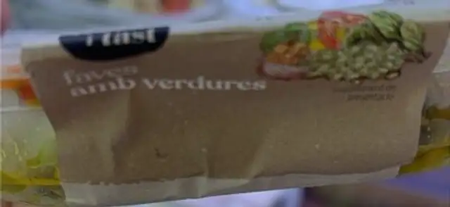 Faves amb verdures
