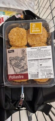 Delicias de pollo front packaging