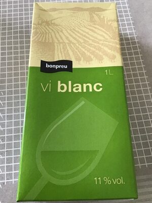 vino blanco front packaging