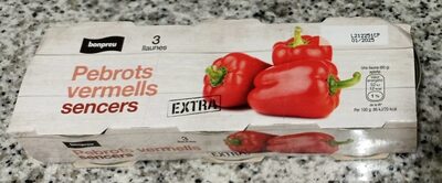 Pebrots vermells sencers