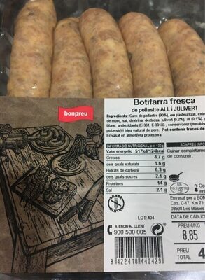 Botifarra fresca de pollastre