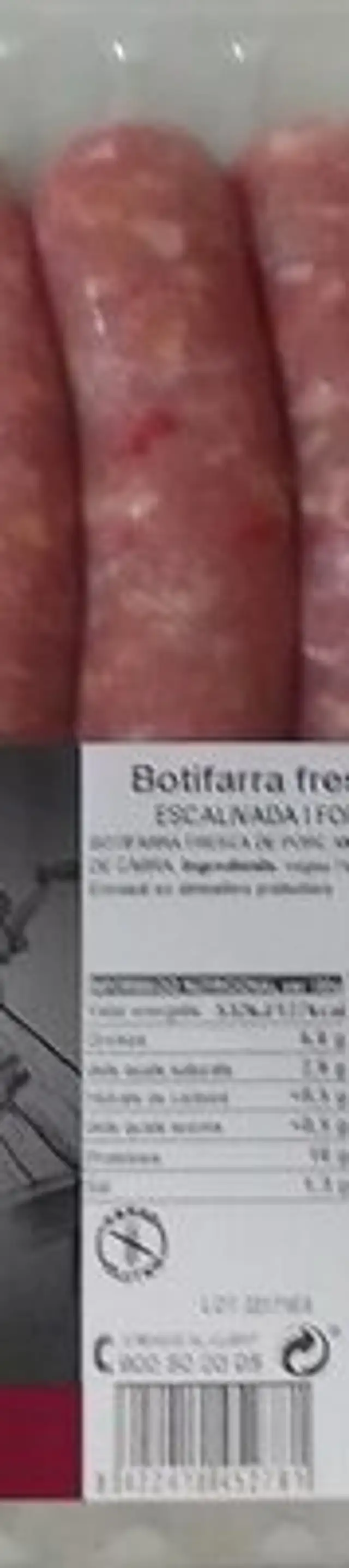 Botifarra fresca de porc