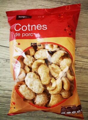 Cotnes de porc front packaging