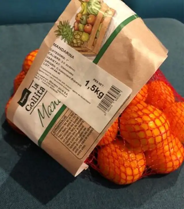 Mandarinas front packaging