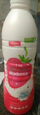 Iogurt líquid maduixa front packaging