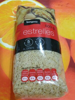 Estrelles pasta sopa