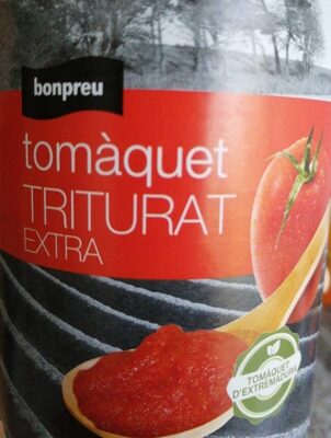 Tomàquet triturat extra front packaging