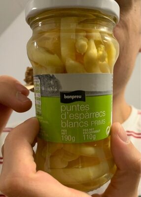 Puntes d'espàrrecs blancs prims