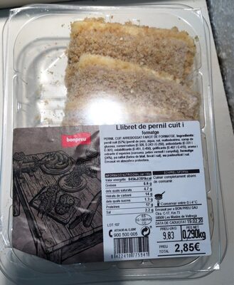 Librito jamon y queso