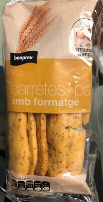 Barritas de pan con queso