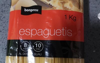 Espaguetis front packaging