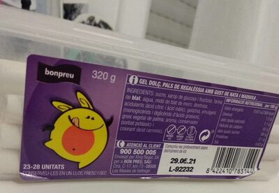 Gel dolç de nata i maduixa