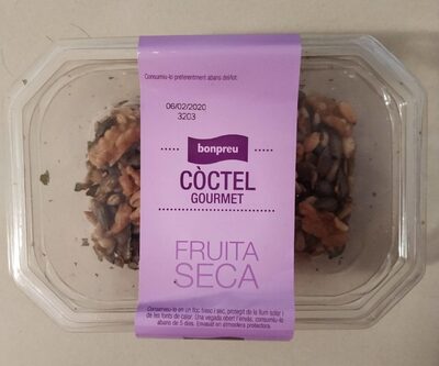 Fruita seca. Còctel gourmet