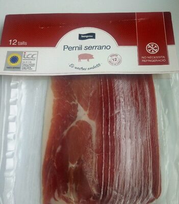 Pernil serrano front packaging