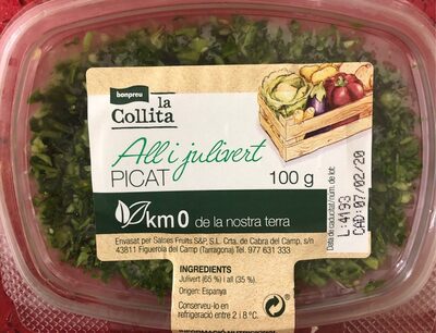 All i julivert picat front packaging