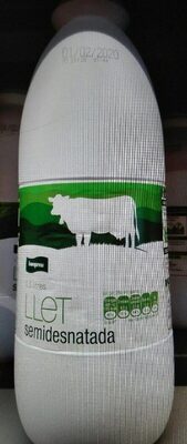 Llet Semidesnatada front packaging