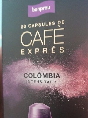 Cafe exprés front packaging