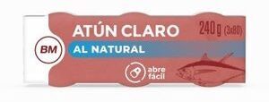 Atún claro natural escurrido