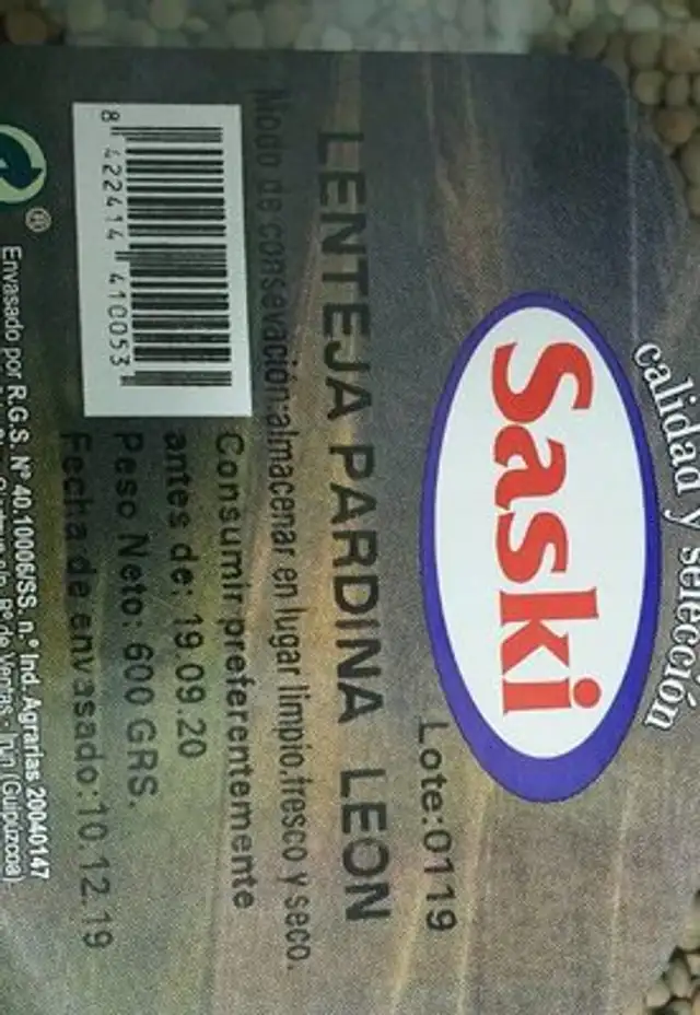 Lentejas pardina