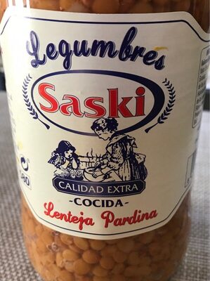 Legumbres Saski. Lenteja pardina