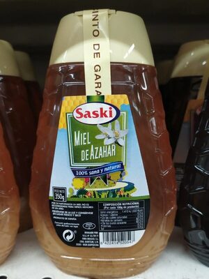 Miel saski azaha, dosif.350g front packaging