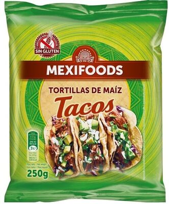 Tortillas de maíz Tacos