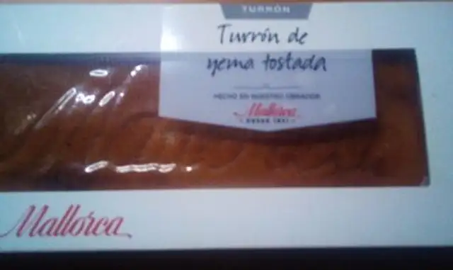 Turrón de yema tostada