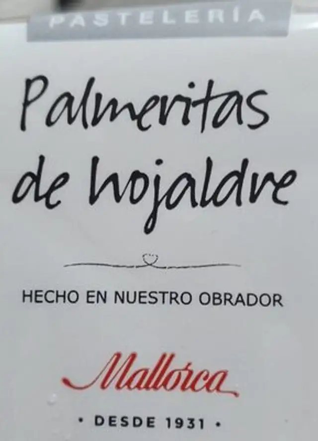 Palmeritas de hojaldre