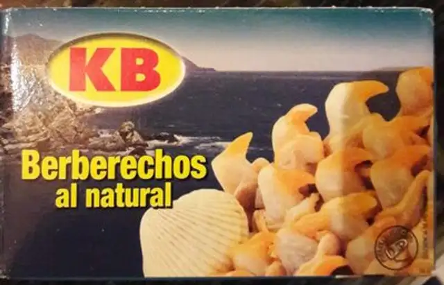 Berberechos al natural