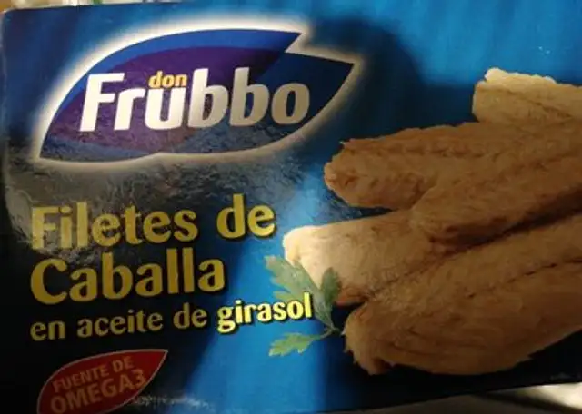 Filetes de caballa en aceite de girasol