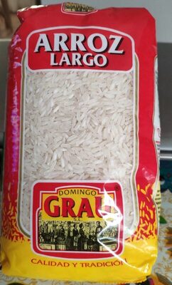Arroz largo front packaging