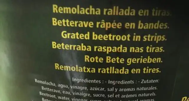 Remoulade ingredients label