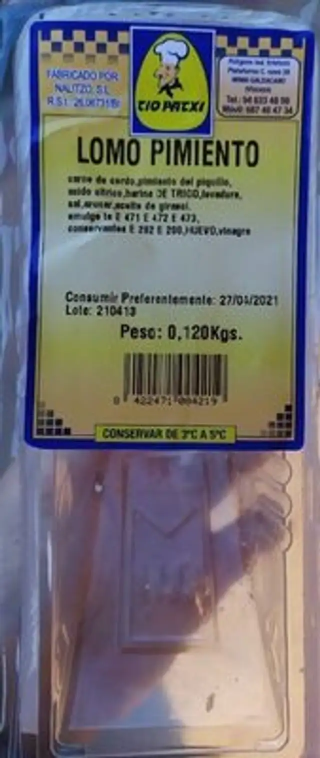Sándwich lomo pimiento