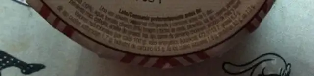 Patatas a la riojans nutrition facts table