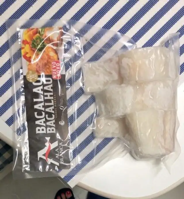 bacalao al unto de sal