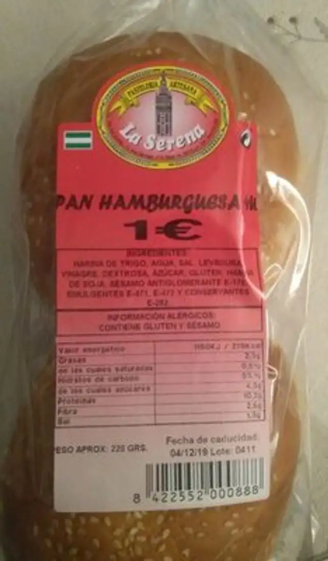 Pan de hamburguesa