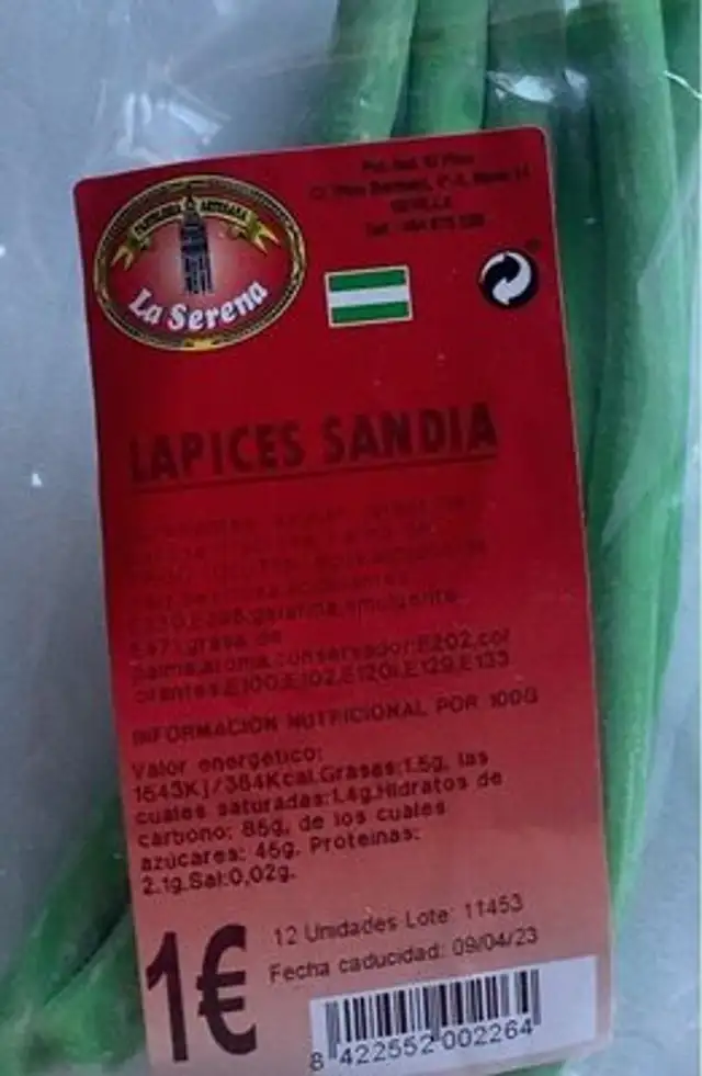 Lapices de sandia
