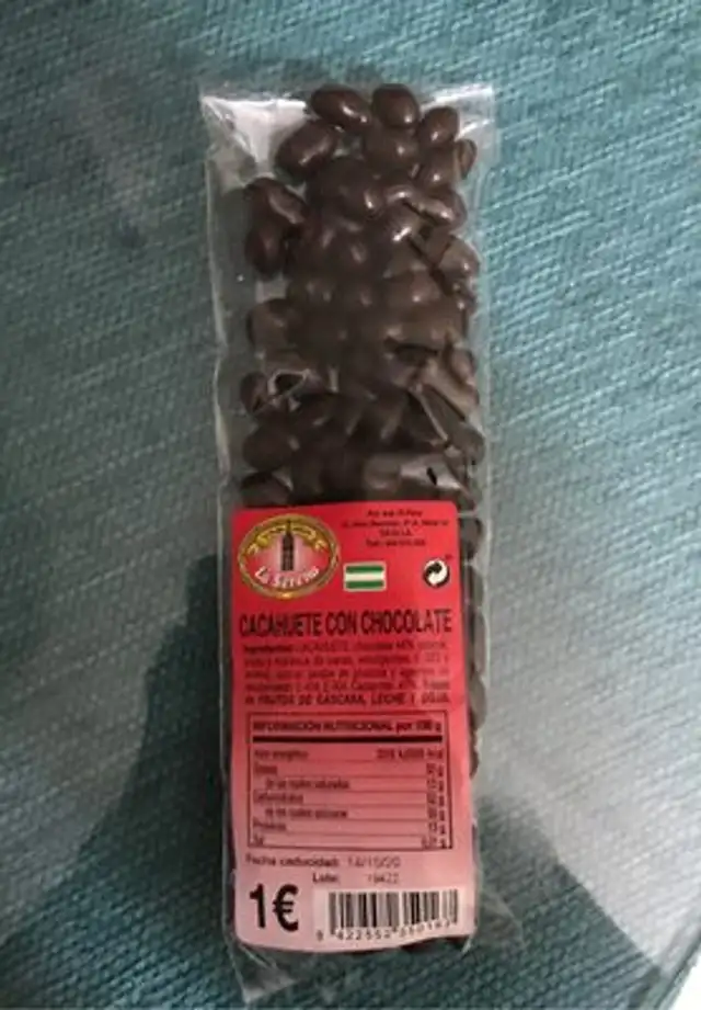 Cacahuete con chocolate