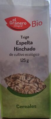 Trigo espelta hinchado de cultivo ecológico