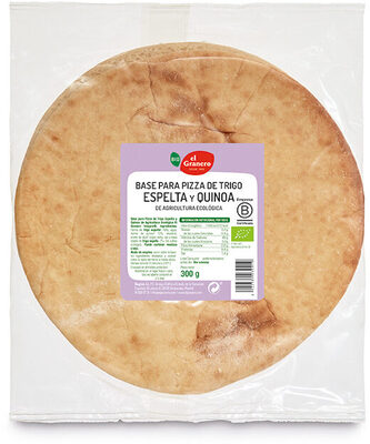 Base para Pizza de trigo Espelta y quinoa