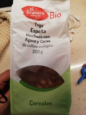 Trigo espelta agave y cacao