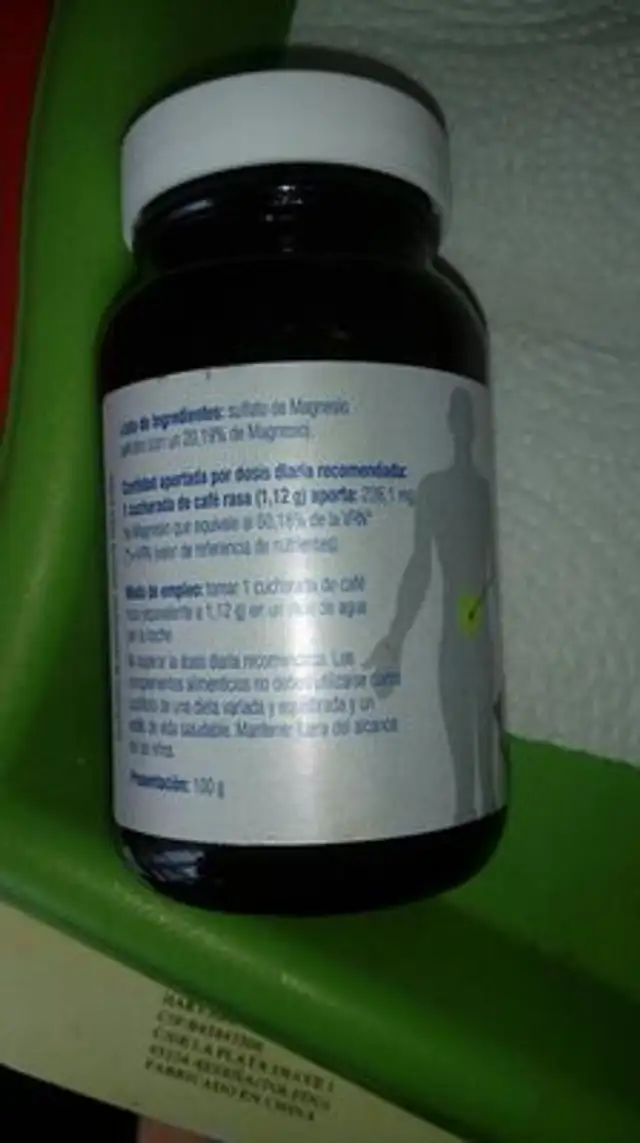 Epsolax nutrition facts table