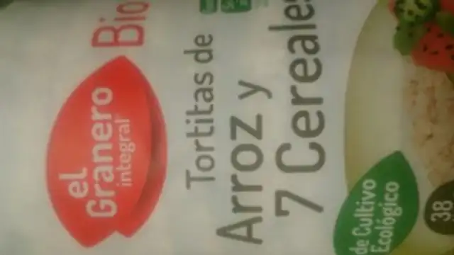 Tortitas de Arroz y 7 Cereales front packaging