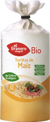Bio tortitas de maíz ecológicas y sin gluten