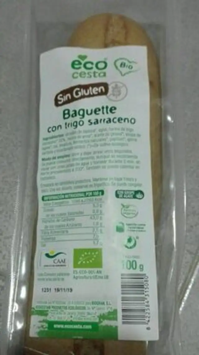Baguette con trigo sarraceno
