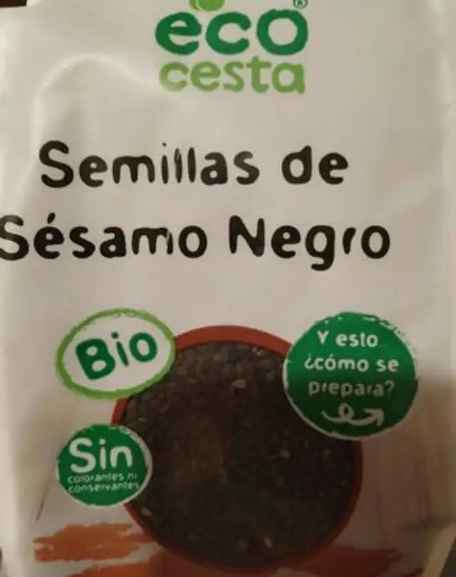 Semillas de sésamo negro