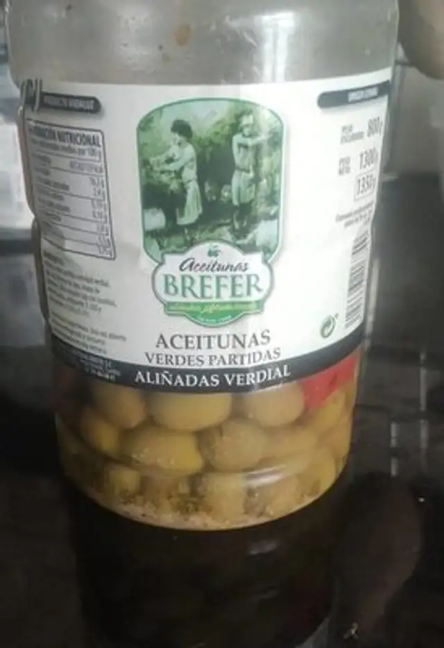 Aceitunas Verdes Partidas Aliñadas Verdial