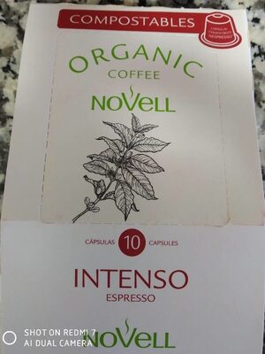 Organic coffee intenso